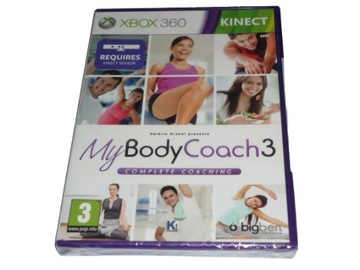 X360 MY BODY COACH 3 KINECT XBOX DANCE FITNESS FOLIA NOWA GRA