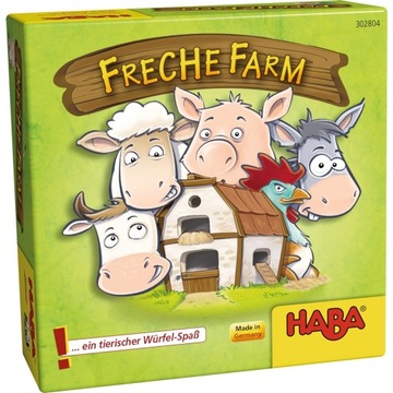 HABA ZWARIOWANA FARMA GRA PLANSZOWA PODRÓŻNA 4+