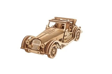 UGEARS Sport Car Rapid Mouse - Drewniany model do składania