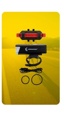 НАБОР СВЕТОДИОДНЫХ ВЕЛОСИПЕДНЫХ ФОНАРОВ ПЕРЕДНИХ И ЗАДНИХ ДЛЯ ВЕЛОСИПЕДА + USB-ФАРЫ ДЛЯ ВЕЛОСИПЕДА