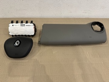 RENAULT TRAFIC III KOMPLET AIRBAG KIEROWCY + PASAZERA + ZASLEPKA ORYGINAL