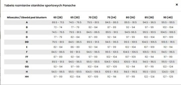 Stanik sportowy Panache 5021A-Abstract-Orchi 28E