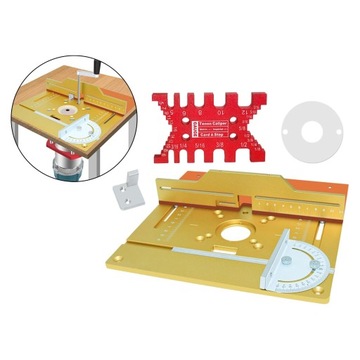 Алюминиевая монтажная пластина для фрезерования, монтажная пластина для столешницы, набор из 4 шт.