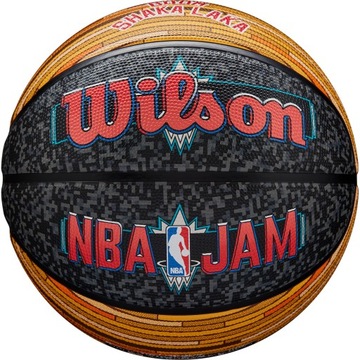 WILSON NBA JAM OUTDOOR 7 PIŁKA DO KOSZYKÓWKI KOSZA