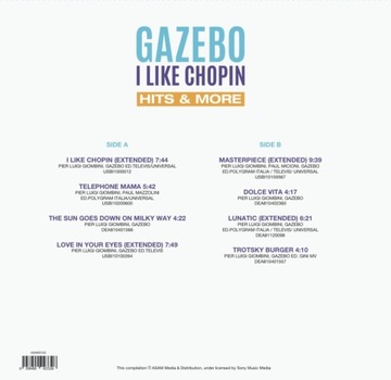 Gazebo - I Like Chopin - Hits & More АЛЬБОМ LP 12'' Italo