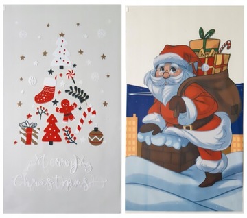 ŚWIĄTECZNE TOREBKI PREZENTOWE ŚWIĘTA 30x50 - 50 szt MIX