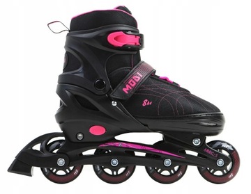 Rolki SHE 2 regulowane kauczuk L (38-41) ABEC-5