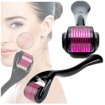 Derma Roller do twarzy do mezoterapii mikroigłowej igłowa rolka dermaroller