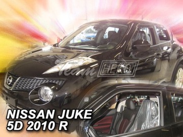 Owiewki szyb NISSAN JUKE 2010-2019 HEKO przód/tył