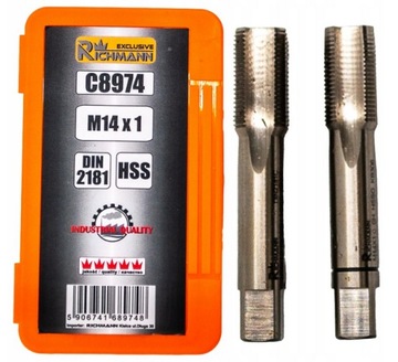GWINTOWNIKI DROBNOZWOJOWE M14x1 2szt. HSS