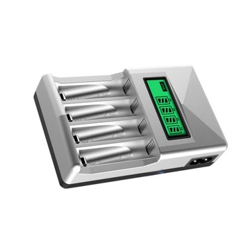 2 szt. 4-gniazdowa ładowarka AA AAA Inteligentna ładowarka USB