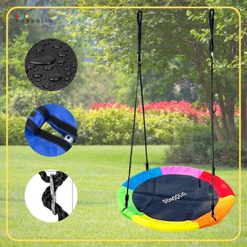 ДЕТСКИЕ КАЧЕЛИ, ГНЕЗДО АИСТА, БОЛЬШИЕ, XXL, 300КГ, ДОНДОЛИО, ПРОЧНЫЕ