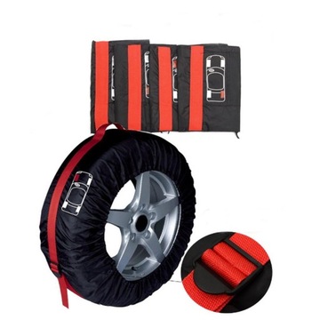 POKROWIEC NA OPONY Komplet 4szt 65cm 13-18
