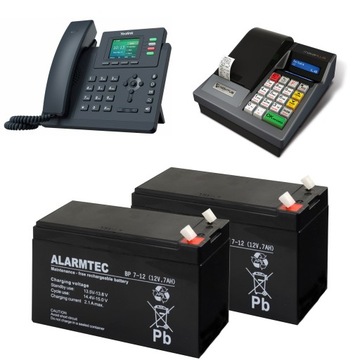 BP7-12 Akumulator 7Ah/12V ALARMTEC DO CENTRALI TELEFONICZNYCH (zestaw 2szt)