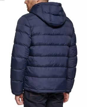 Pikowana męska kurtka zimowa Tommy Hilfiger Quilted niebieska XL