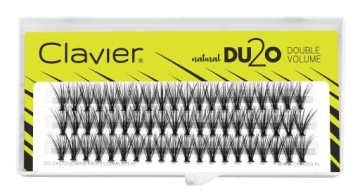 Clavier Natural DU2O Double Volume Kępki rzęs 8 mm