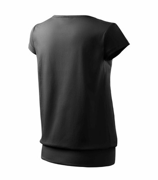 Koszulka bluzka damska t-shirt CITY czarny XL