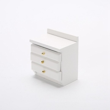 Деревянная миниатюрная кроватка для кукольного домика с