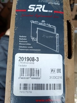 CHLADIČ VODY BMW F07 F10 F11 F06 F12 F13 F01 F02 N47 N57