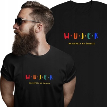 Dla wujka wuja koszulka SUPER WUJKA super prezent