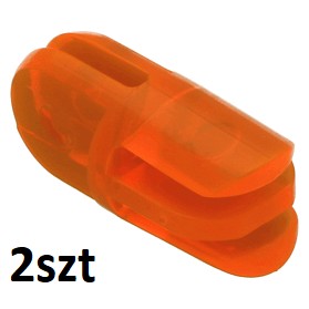 Lego 412 ramię przezr.neon pomarańczowy 2szt P901