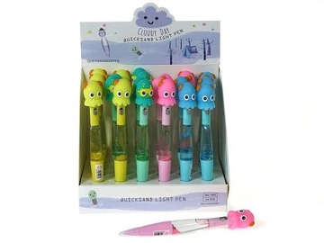 DŁUGOPIS WIELOKOLOROWY OŚMIORNICA ŚWIECĄCA (24SZT)