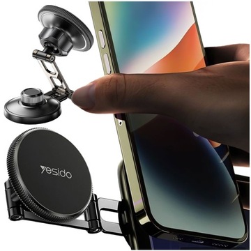 Магнитный боковой автомобильный держатель телефона Mag Safe на приборную панель