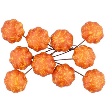 JABŁKA JABŁUSZKA OZDOBNE DEKORACJA STOŁU JESIEŃ 6 SZTUK CZERWONE CIEMNE