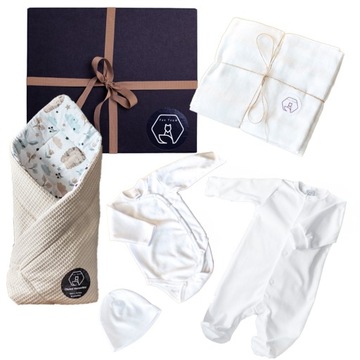Wyprawka dla noworodka do szpitala Prezent dla przyszłej mamy na babyshower