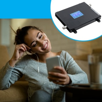 Усилитель сигнала GSM/GPRS EDGE LTE 2G/3G/4G LTE с ЖК-дисплеем МОЩНЫЙ