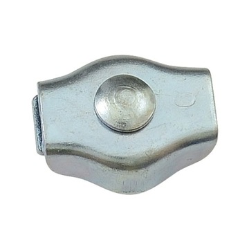 Zaciski lin siodełkowe Stahl pojedyncze 6 mm 2