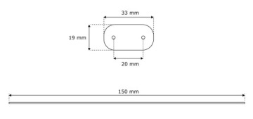 Набор крепежных элементов для садовых ограждений из ПВХ 20 шт. коричневый