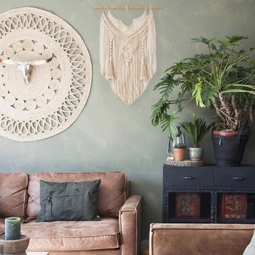 Ловец снов БОХО МАКРАМЕ НАСТЕННАЯ ПОДВЕСКА БОХО БОЛЬШАЯ 99 см