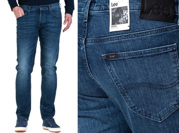 Męskie spodnie jeansowe proste Lee DAREN ZIP FLY W34 L32