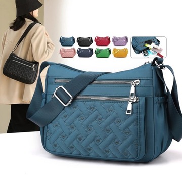 Handbags for Women Ladies Multi Layer Nylon Bag Sh