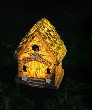 СОЛНЕЧНАЯ СВЕТОДИОДНАЯ ЛАМПА ДЛЯ КОТТЕДЖА, ПРИВОДИМАЯ НА ОТКРЫТОМ САДУ, СВЕТЯЩИЙСЯ ДОМА