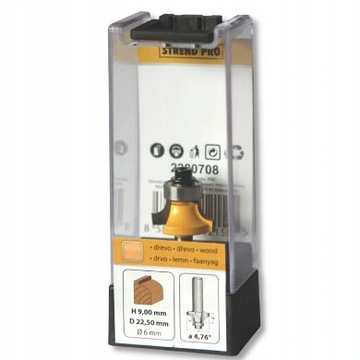 РЕЗКА ПО ДЕРЕВО С ПОДШИПНИКОМ, ХВОСТОВИК 6мм