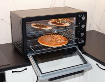 МИНИ-ОТДЕЛЬНО СТОЯЩАЯ ДУХОВКА BERLINGER 65 Л КОНВЕКЦИЯ РАЗЛИЧНАЯ СВЕТ 2X СТЕКЛО