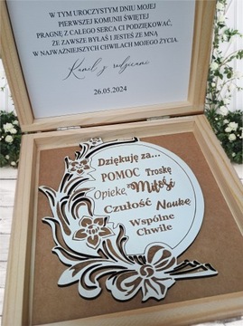 Благодарность Крестным родителям за причастие, ПОДАРОК ​​на крещение