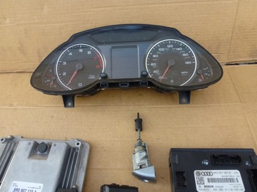 СТАРТОВЫЙ КОМПЛЕКТ КОМПЬЮТЕРА AUDI Q5 8R 2.0 TFSI 09