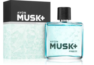 AVON MUSK+ FREEZE WODA TOALETOWA 75 ML
