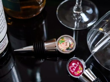 Korek zatyczka do butelki wina alkoholu F. Kahlo Autoportrer Carmani