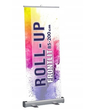 ROLL-UP ROLLUP 85x200 reklama STANDARD FRONTLIT