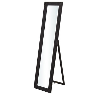 Stojące Lustro Fazowane W Czarnej Ramie 159 cm