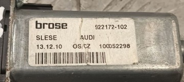 AUDI A7 S7 4G 2012 MOTOREK REGULACE SEDADLA 922172102