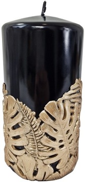 ŚWIECA ozdobna MONSTERA ARTMAN 16 cm ŚWIECZKA