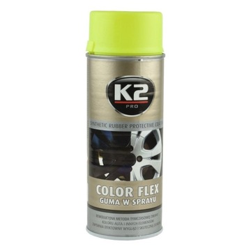 COLOR FLEX GUMA SPRAY ŻÓŁTY DO TYMCZASOWEJ ZMIANY