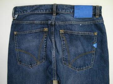 ADIDAS ORIGINALS SPODNIE JEANS 31 BDB STAN