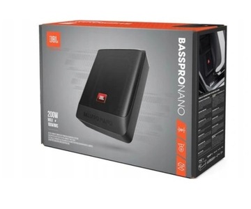 Активный сабвуфер JBL BASSPRO NANO, плоский, под сиденье/кресло