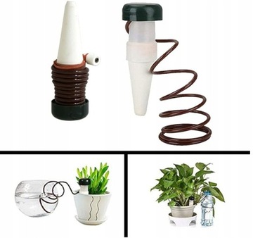 NAWADNIACZ DO KWIATÓW ROŚLIN DONICZEK DO PODLEWANIA SYSTEM NAWADNIANIA 2szt
